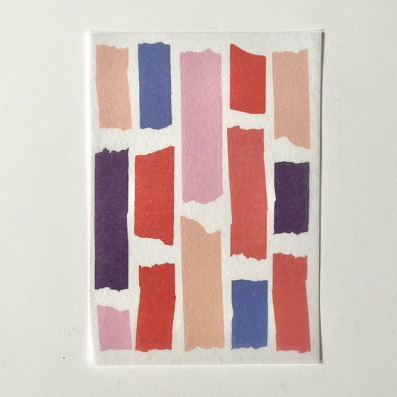 🏷️ aesthetic abstract geometric PET translucent sticker sheet set - Picture 5 of 10